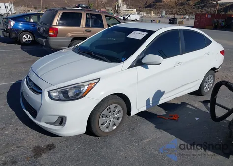 2016 Hyundai Accent Se z USA, uszkodzony, nr VIN KMHCT4AE6GU955695
